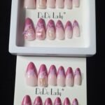 Almond 3D Press On Nails – 6