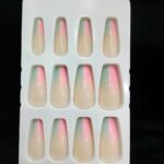 Nail Art A - Coffin Pre glued