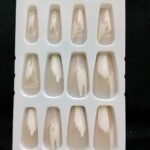 Nail Art D - Coffin Pre glued