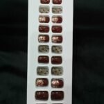 Printed Short Nails B - Pre glued