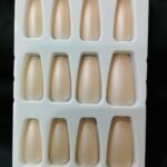 Coffin Solid Press On Nails – Pre-Glued & Reusable 11