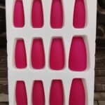 Coffin Solid Press On Nails – Pre-Glued & Reusable 3