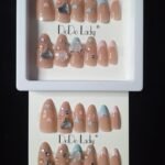 Almond 3D Press On Nails – Design 11
