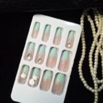 Coffin 3D Press On Nails -- Pre glued/Reusable 9