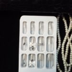 Coffin 3D Press On Nails -- Pre glued/Reusable 10