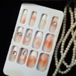 Coffin 3D Press On Nails -- Pre glued/Reusable 3