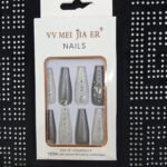 coffin luxury press on nails