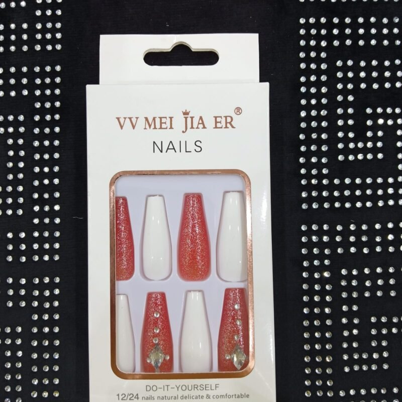 coffin luxury press on nails