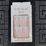 Coffin Fancy/Luxury Press On Nails – Trendy Reusable Nail Set 3