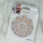 Almond Printed Press On Nails – Ready to Wear, Long-Lasting & Reusable 19