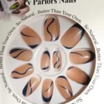 Almond Printed Press On Nails – Ready to Wear, Long-Lasting & Reusable 33