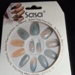 Almond Printed Press On Nails – Ready to Wear, Long-Lasting & Reusable 31