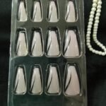 Coffin Nail Art Press On Nails – Pre-Glued & Reusable 15