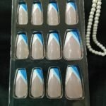 Coffin Nail Art Press On Nails – Pre-Glued & Reusable 14