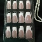 Coffin Nail Art Press On Nails – Pre-Glued & Reusable 12