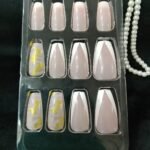 Coffin Nail Art Press On Nails – Pre-Glued & Reusable 11
