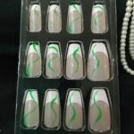 Coffin Nail Art Press On Nails – Pre-Glued & Reusable 9