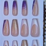 Coffin Nail Art Press On Nails – Pre-Glued & Reusable 32