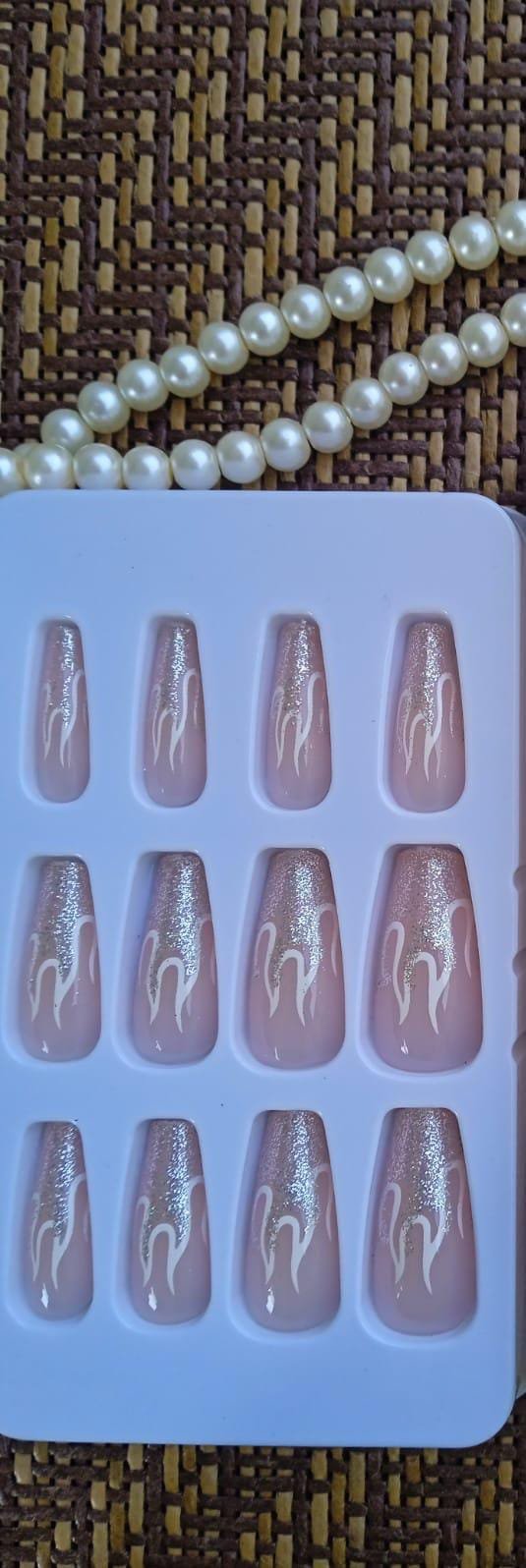 WhatsApp Image 2026-03-04 at 3.16.16 AM (2) Coffin Nail Art Press On Nails – Pre-Glued & Reusable 28 - Image 1