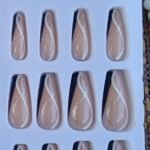 Coffin Nail Art Press On Nails – Pre-Glued & Reusable 26