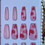 Coffin Nail Art Press On Nails – Pre-Glued & Reusable 24