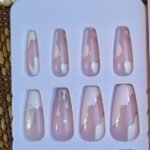 Coffin Nail Art Press On Nails – Pre-Glued & Reusable 23
