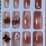 Coffin 3D Press On Nails -- Pre glued/Reusable 30