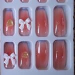 Coffin 3D Press On Nails -- Pre glued/Reusable 26