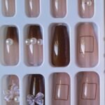 Coffin 3D Press On Nails -- Pre glued/Reusable 24
