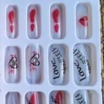 Coffin 3D Press On Nails -- Pre glued/Reusable 15