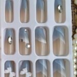 Coffin 3D Press On Nails -- Pre glued/Reusable 11
