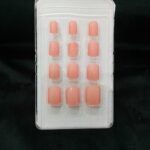 Short Solid Glossy Press On Nails – Solid Color Pre-Glued Nail Set 4