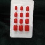 Short Solid Glossy Press On Nails – Solid Color Pre-Glued Nail Set 3