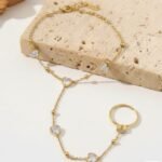 Anja Stainless Steel Finger Cuff Ring – Adjustable Minimalist Jewelry 8