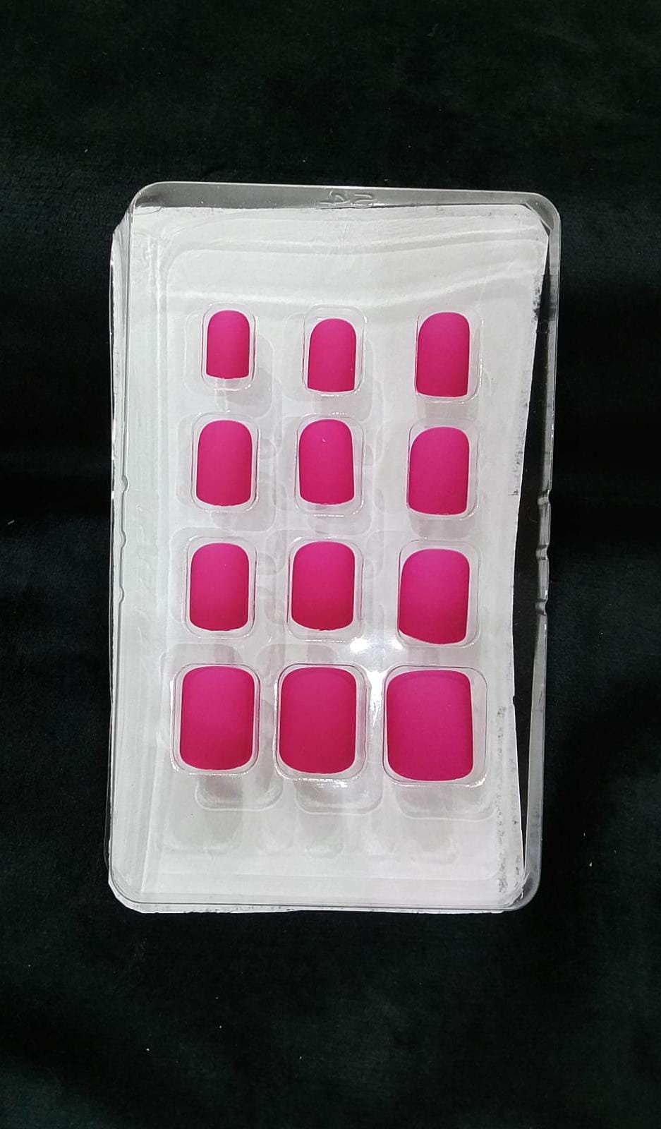 WhatsApp Image 2026-03-07 at 1.11.12 AM Short Matte Stick On Nails – Pre-Glued Solid Color Press On Nails 7 - Image 1