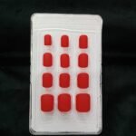 Short Matte Stick On Nails – Pre-Glued Solid Color Press On Nails 1