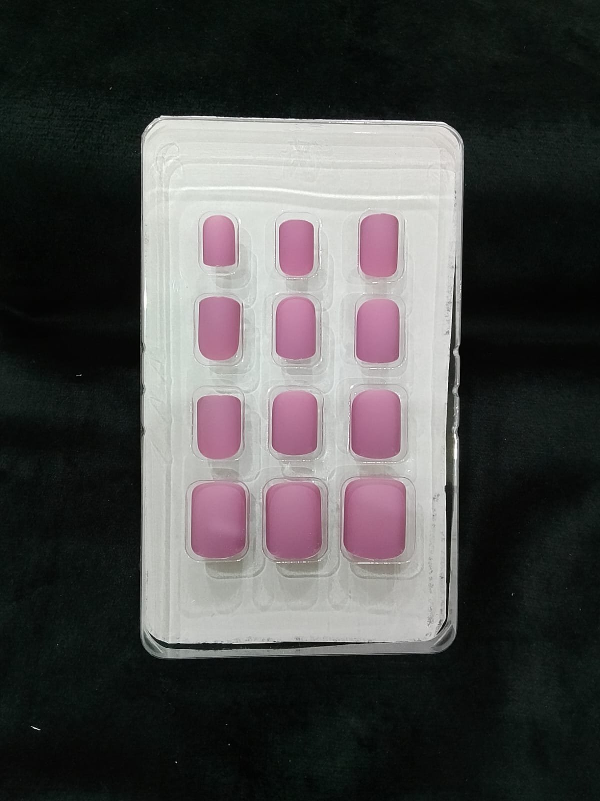 WhatsApp Image 2026-03-07 at 1.11.13 AM Short Matte Stick On Nails – Pre-Glued Solid Color Press On Nails 8 - Image 1