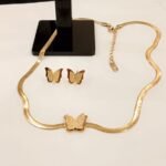 Stainless Steel Necklace Set for Women – Elegant Durable Fashion Jewelry  3