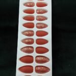 Fancy Rain Drop Press On Nails – Pre-Glued Easy Stick On Nails 5