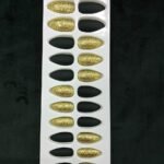 Fancy Rain Drop Press On Nails – Pre-Glued Easy Stick On Nails 1