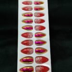 Fancy Rain Drop Press On Nails – Pre-Glued Easy Stick On Nails 18