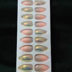 Fancy Rain Drop Press On Nails – Pre-Glued Easy Stick On Nails 12