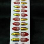 Fancy Rain Drop Press On Nails – Pre-Glued Easy Stick On Nails 10