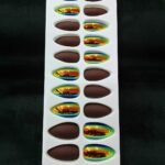 Fancy Rain Drop Press On Nails – Pre-Glued Easy Stick On Nails 30