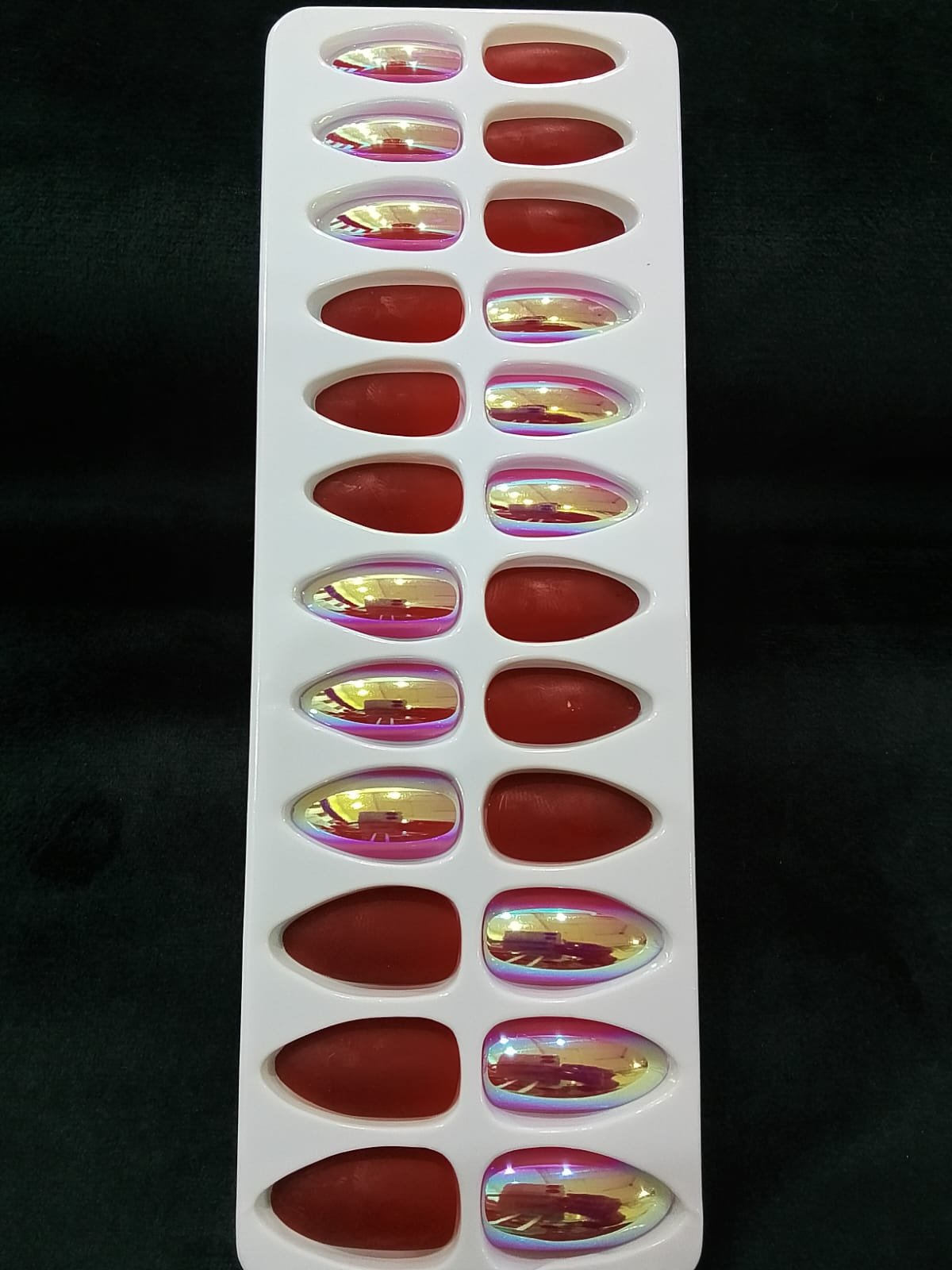 WhatsApp Image 2026-03-07 at 9.22.19 PM (2) Fancy Rain Drop Press On Nails – Pre-Glued Easy Stick On Nails 28 - Image 1