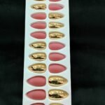 Fancy Rain Drop Press On Nails – Pre-Glued Easy Stick On Nails 20